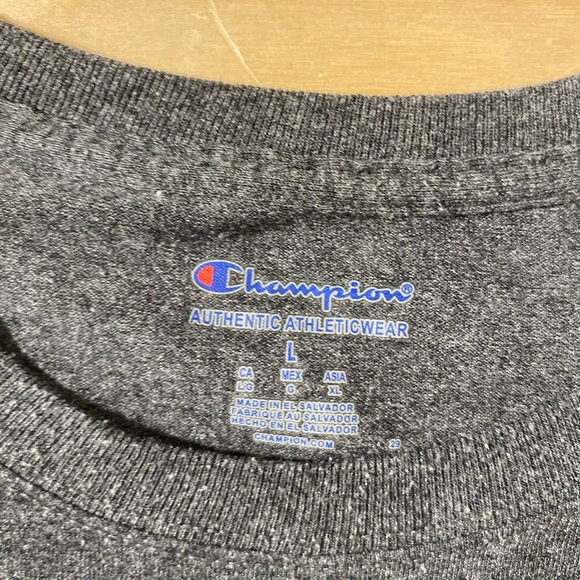 Champion Dark Gray Meredith Dad T-Shirt Large (FV) - Picture 8 of 11